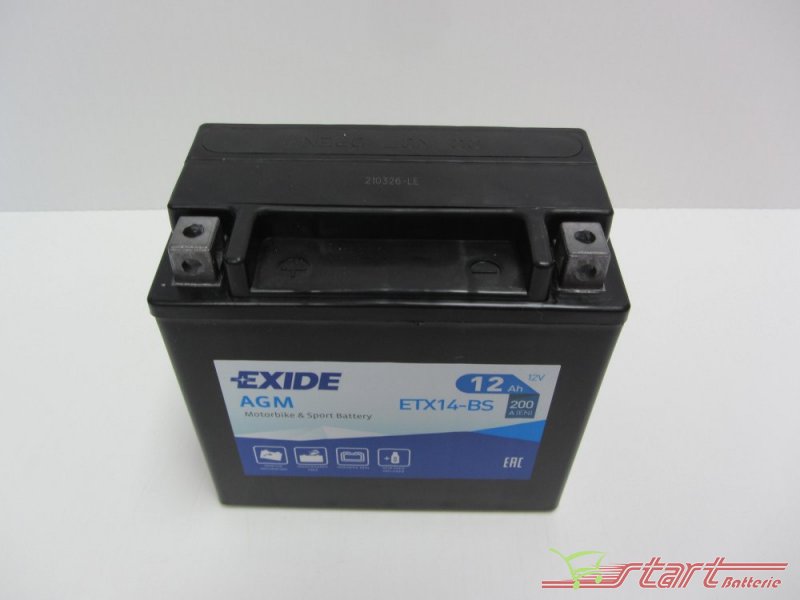 Exide ETX14-BS 12V 12Ah